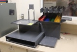 Banking Desk Organizer And (2) File Cabinets