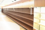 76' Of Lozier Liquor Wall Shelving