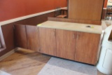 Trash Can Enclosure W/ Swinging Doors