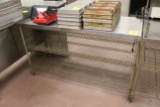 5' Stainless Table On Wire Rack Base