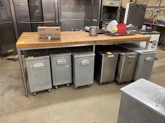 Maple Top Bakery Table
