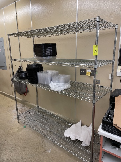 Metro rack and contents