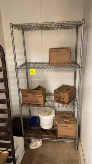 Metro rack on casters