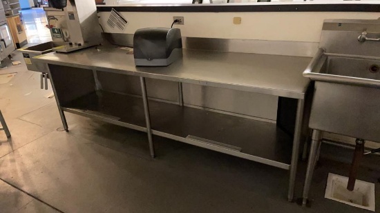 8ft stainless table