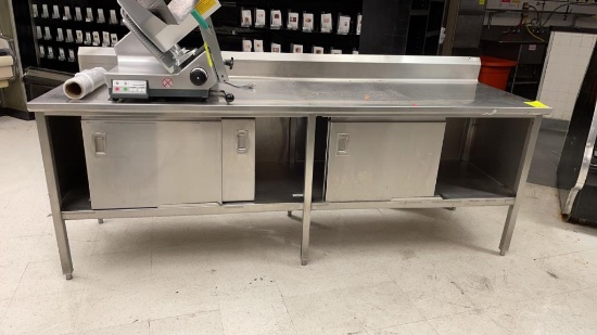 John Boos 8ft stainless steel table