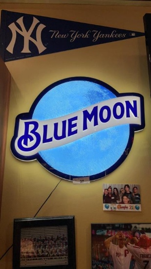 18.5in Blue Moon Sign