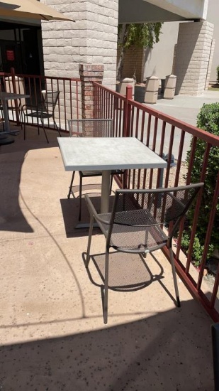 Outdoor patio tables with 4 chairs