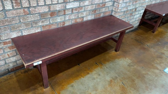 5ft wood bench