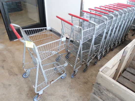 two-tier shopping carts