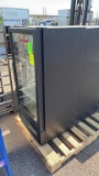 True glass door cooler