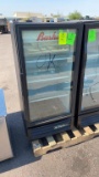 True glass door cooler