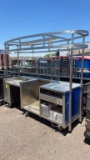 8ft stainless service cart