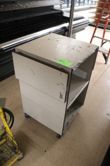 Portable Wooden Storage Cart