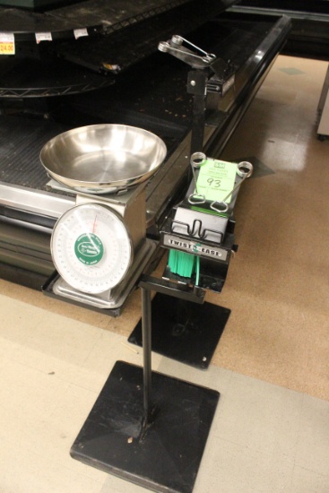 Produce Bag Stands W/ (1) Yamato 40lb Scale