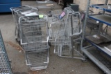 Group Of Small Shopping Carts