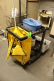 Janitorial Cart And Contents