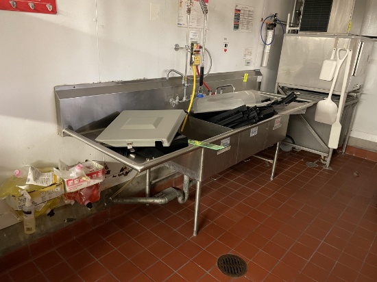 Stainless 3 Compartment Sink