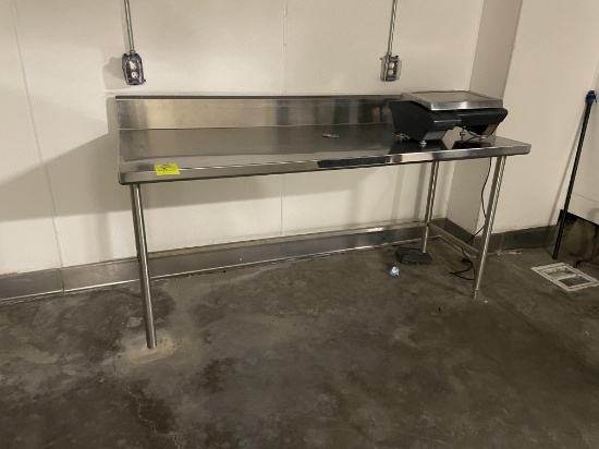 6ft x 30" x 41" Stainless Steel Table