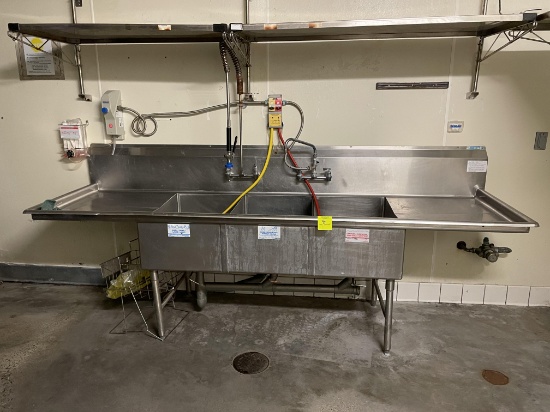 Stainless 3 Compartment Sink