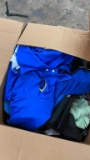 Box of assorted T Shirts and Polos