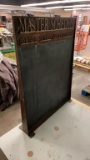 Steel display board
