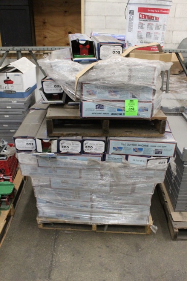 Pallet Of Light Duty Tile Cutting Machines