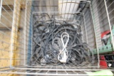 Wire Bin W/ Assorted Power Cables