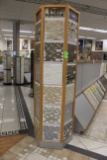 Sextagonal Merchandiser W/ Assorted Mosaic Tile Samples