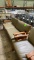 77in wooden lobby sofa