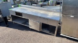 8ft x 30 stainless steel table