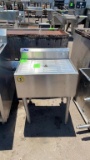 2ft x 20 x 34in glass washing table