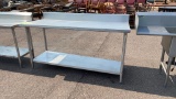 6ft x 30 x 41 stainless steel table