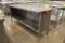 6' Stainless Steel Table W/ Storage