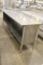 8' Stainless Steel Table W/ Undershelf