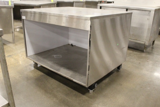 4' Stainless Steel Table W/ Storage