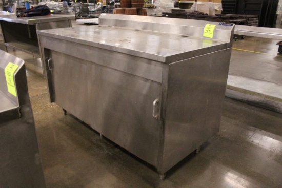 5' Stainless Steel Table W/ Storage