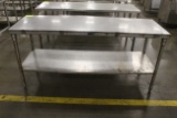 6' Stainless Steel Table