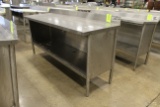 6' Stainless Steel Table W/ Storage