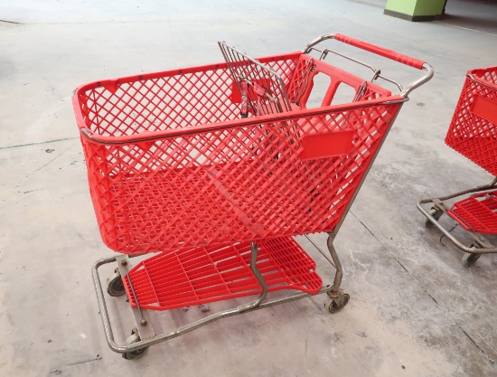 plastic shopping carts