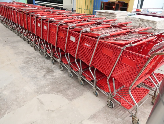plastic shopping carts