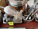 containers of kitchen utensils