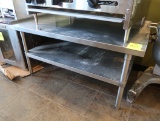 stainless equipment stand w/ undershelf