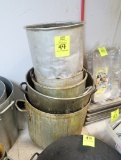 assorted soup pots