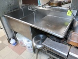 2-compartment sink w/ R drainboard