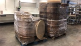 Pallets Of Wooden Bulk Barrels
