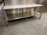 8’ Polytop Table On Casters