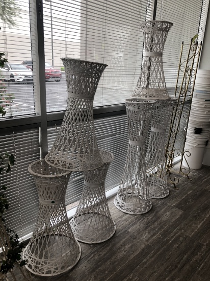 Assorted Wicker Stands