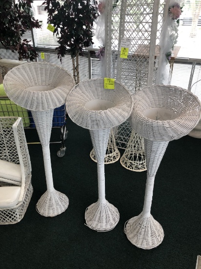 Wicker Floral Stands