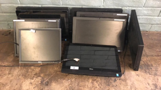 Assorted Dell Monitors And All-In-Ones