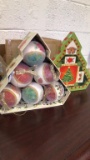 Ornament Sets In Tree Shaped Box